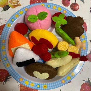 フェルトのお弁当　アイス付き(ストロベリー)(その他)