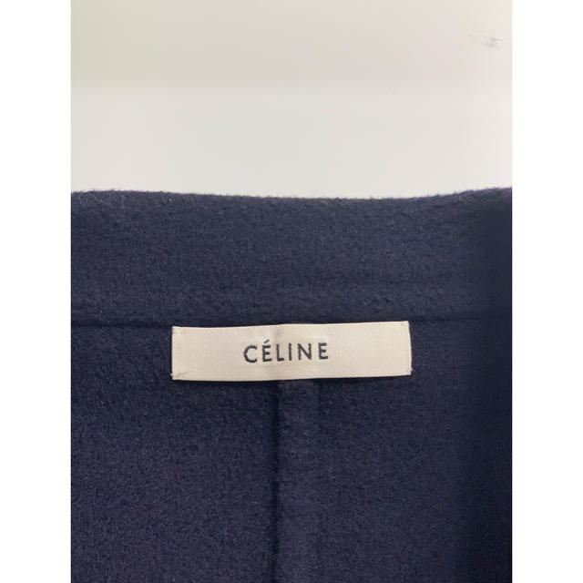 celine(セリーヌ)の★ゆき 様専用★セリーヌ  エッグクロンビーコート ネイビー レディースのジャケット/アウター(チェスターコート)の商品写真