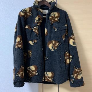 メゾンキツネ(MAISON KITSUNE')のメゾンキツネ  ボア　シャツジャケット(ブルゾン)