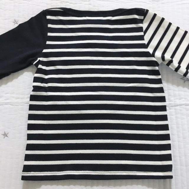 PETIT BATEAU(プチバトー)の新品未使用  プチバトー  ロゴ入りカラーブロックマリニエールプルオーバー 5a キッズ/ベビー/マタニティのキッズ服男の子用(90cm~)(Tシャツ/カットソー)の商品写真