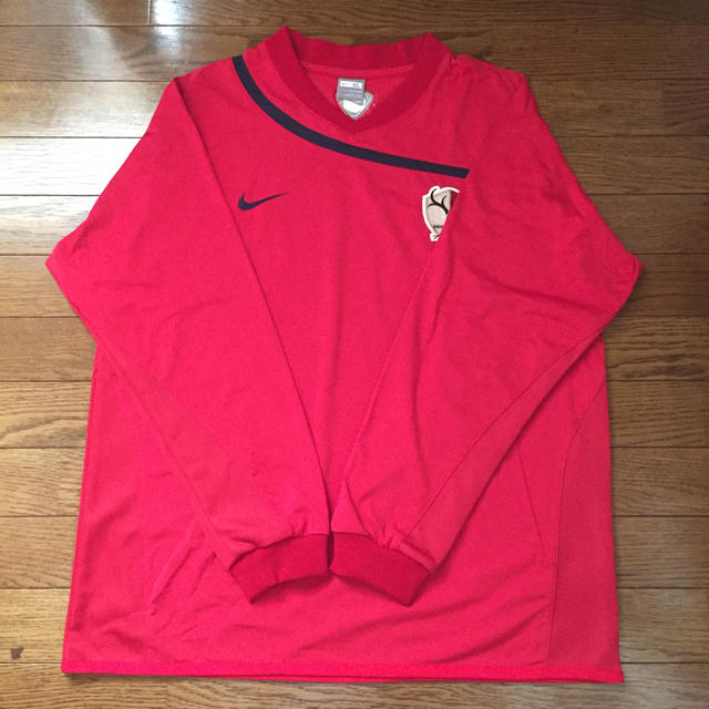 NIKE(ナイキ)の値下げ‼︎美品‼︎鹿島アントラーズ 支給品 ピステ ナイキ スポーツ/アウトドアのサッカー/フットサル(ウェア)の商品写真