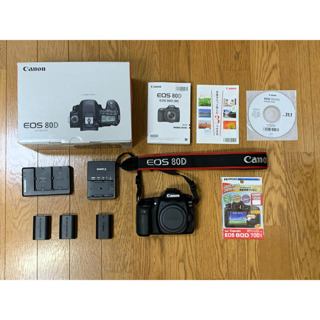 訳ありセール 格安) Canon - 【美品】EOS 80D ボディ デジタル一眼