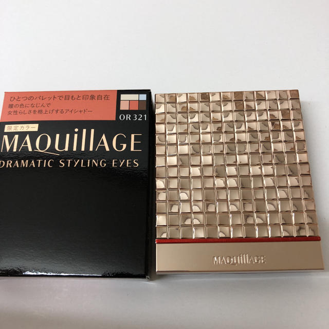 MAQuillAGE(マキアージュ)のマキアージュ ドラマティックスタイリングアイズ OR321 ビフォアサンライズ… コスメ/美容のベースメイク/化粧品(アイシャドウ)の商品写真