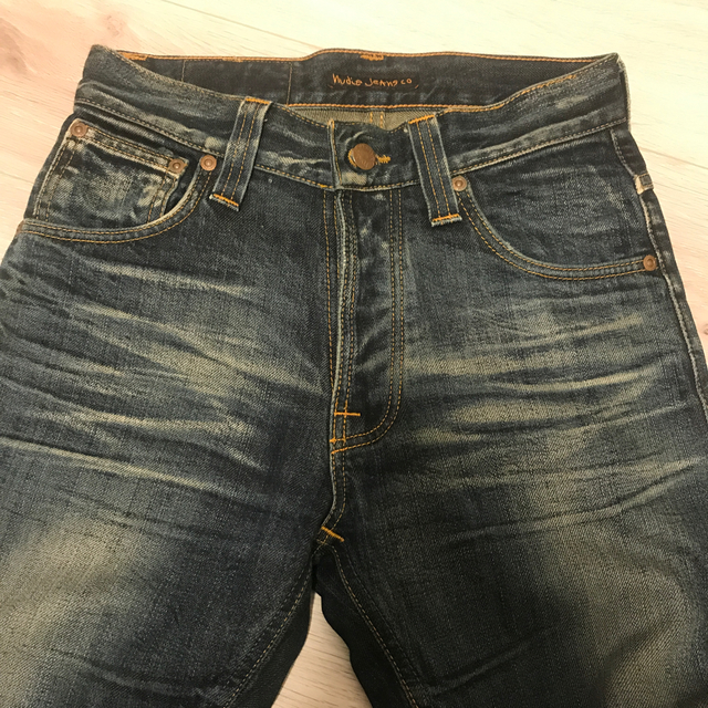 Nudie Jeans(ヌーディジーンズ)の【美品】ヌーディージーンズ　AVERAGE JOE メンズのパンツ(デニム/ジーンズ)の商品写真