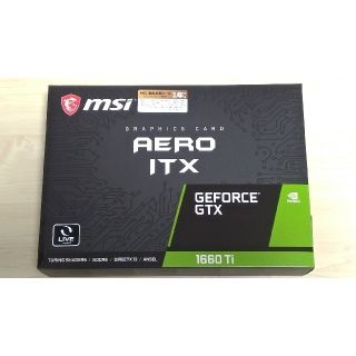 MSI GeForce GTX 1660 Ti AERO ITX 6G OC(PCパーツ)