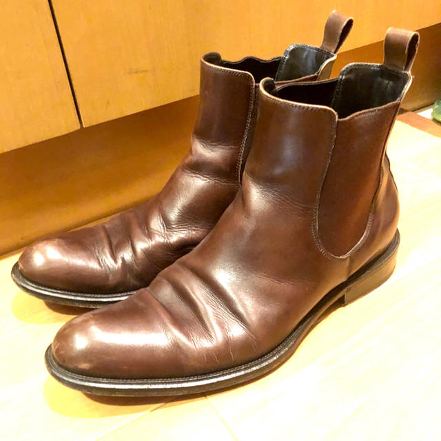 Giorgio Armani(ジョルジオアルマーニ)のGiorgio Armani アルマーニ革ブーツサイズ44  (28.5程度) メンズの靴/シューズ(ブーツ)の商品写真