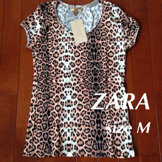 ザラ(ZARA)のザラ レオパードTシャツ 新品(Tシャツ(半袖/袖なし))