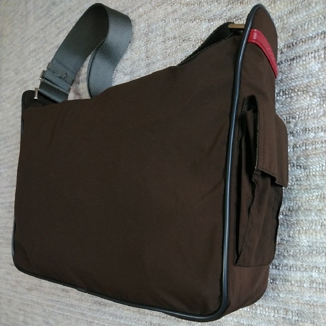 プラダ スポーツ PRADA SPORT ショルダーバッグ ナイロン ブラウン