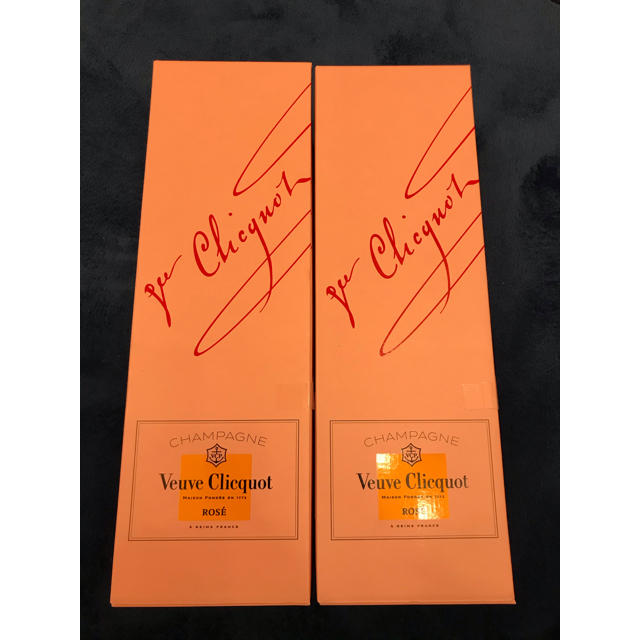 veuve clicquot rose champagne/750ml 2本