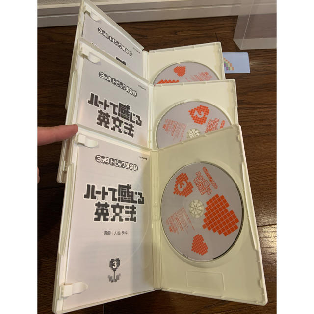 学研(ガッケン)の3ヶ月トピック英会話　ハートで感じる英文法　DVDセット DVD エンタメ/ホビーのDVD/ブルーレイ(趣味/実用)の商品写真