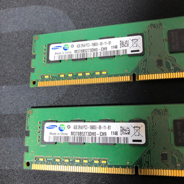 DDR3 4GBx 4枚セット 計16GB(値下げ) 1