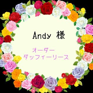 Andy 様オーダー　ダッフィーリース(インテリア雑貨)