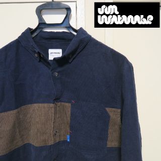 ジュンヤワタナベ(JUNYA WATANABE)のJUN WATANABE コーデュロイ ネイビー BDシャツ(シャツ)