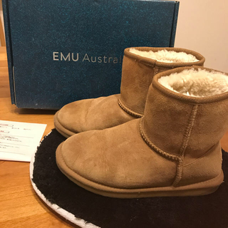 エミュー(EMU)のEMU ムートンブーツ　23センチ(ブーツ)