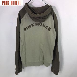 ピンクハウス(PINK HOUSE)の【希少】PINK HOUSE ピンクハウス ロゴ入りパーカー Mサイズ(パーカー)