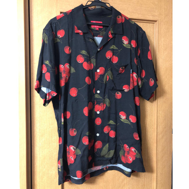 Supremeシュプリームcherryrayonshirtチェリーレーヨンシャツ