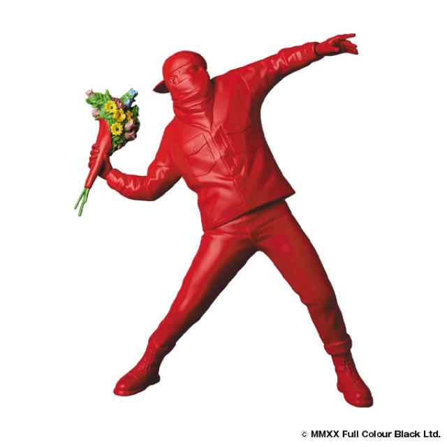 【即日発送】FLOWER BOMBER（RED Ver.）banksy