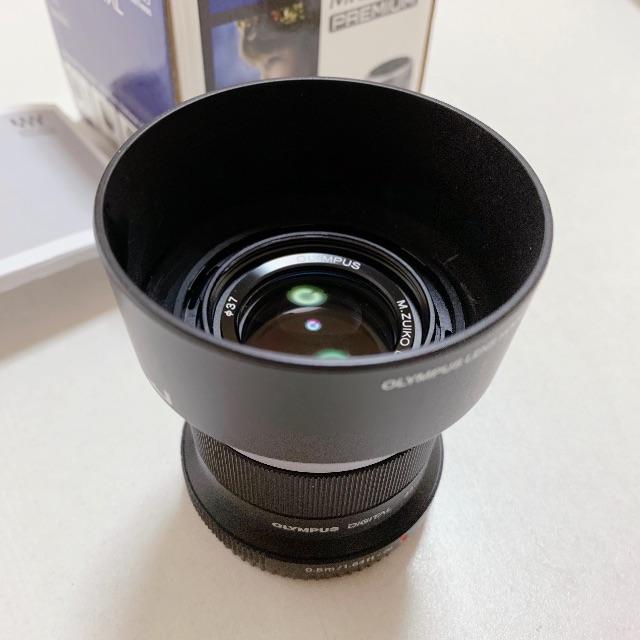 OLYMPUS(オリンパス)の【美品】OLYMPUS M.ZUIKO DIGITAL 45mm F1.8 スマホ/家電/カメラのカメラ(レンズ(単焦点))の商品写真