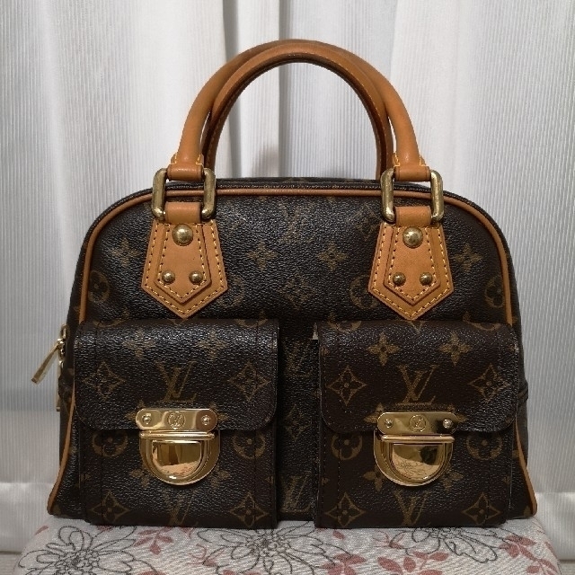 ルイヴィトン LOUIS VUITTON 正規品 美品 マンハッタン - ハンドバッグ