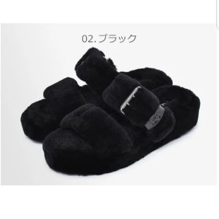 アグ(UGG)のUGG ファーサンダル 《最終値下げ》(サンダル)