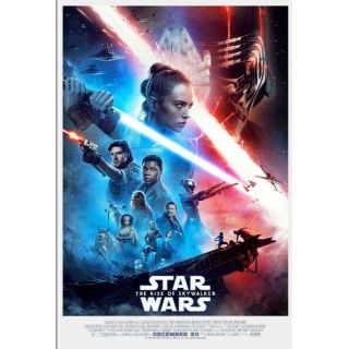 ディズニー(Disney)の最新作スターウォーズ 90cm x 60cm シルクポスター海外告知版(ポスター)