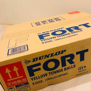 ダンロップ(DUNLOP)の★新品 ★送料無料 ダンロップフォート  DUNLOP FORT. 30缶60球(ボール)