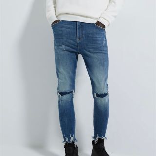 ベイフロー(BAYFLOW)のZARA ハイパーストレッチ　サイズ40(デニム/ジーンズ)