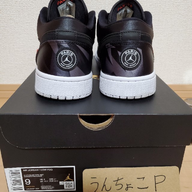 激安特注 美品！NIKE AIR JORDAN1 LOW PSG 27cm