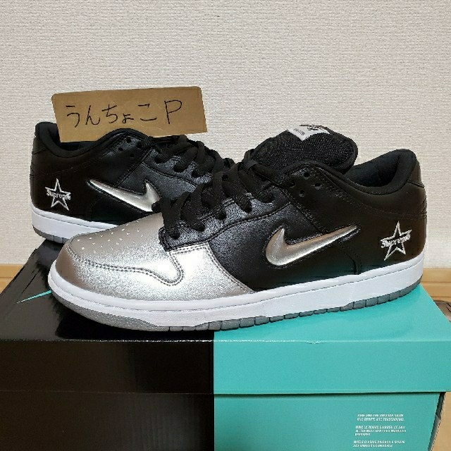 美品！19aw Supreme × Nike SB Dunk Low 28cm