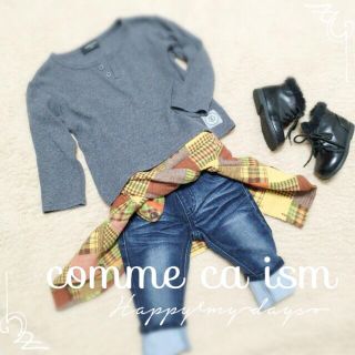 コムサイズム(COMME CA ISM)のコムサ♡シンプルロングTシャツ100(Tシャツ/カットソー)