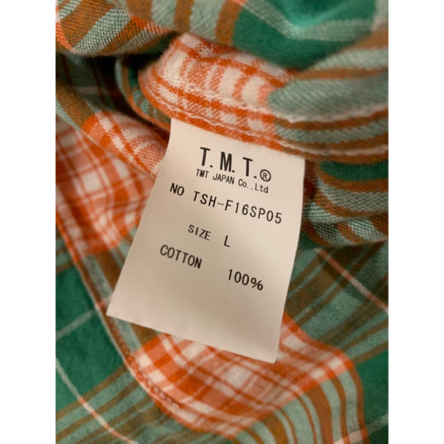 TMT ダブルガーゼチェックシャツの通販 by YK's ｜ティーエムティーならラクマ - TMT 新品正規店
