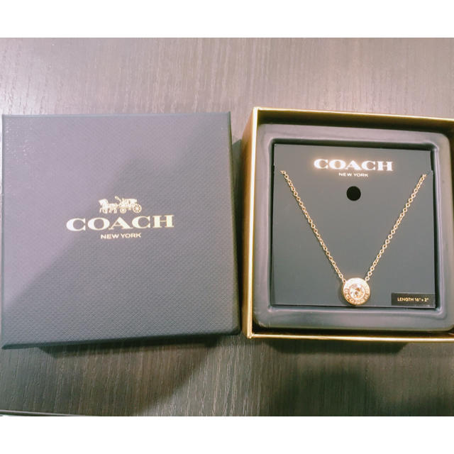 COACH(コーチ)のCOACHネックレス（ピンクゴールド） レディースのアクセサリー(ネックレス)の商品写真