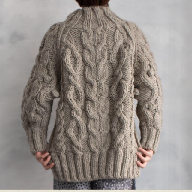 トップス TOWAVASE トワバーズ Pecheur タートルネックニット GRAYの
