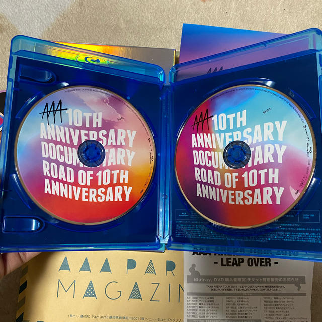 AAA　10thANNIVERSARY　Blu-ray