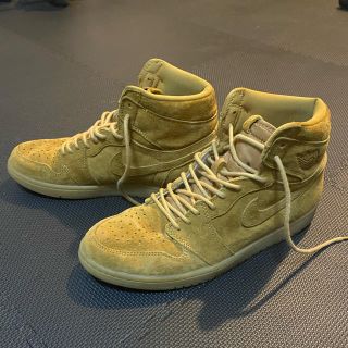 ナイキ(NIKE)のNIKE AIR JORDAN1 RETRO 28.5㎝ 色:ウィート(スニーカー)