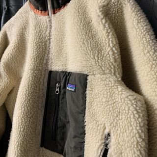 パタゴニア(patagonia)のPatagonia（パタゴニア）フリース レトロX ナチュラル×ブラウン(ブルゾン)