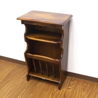 カリモク家具 - オールドカリモク Karimoku 電話台 FAX台 木製 家具
