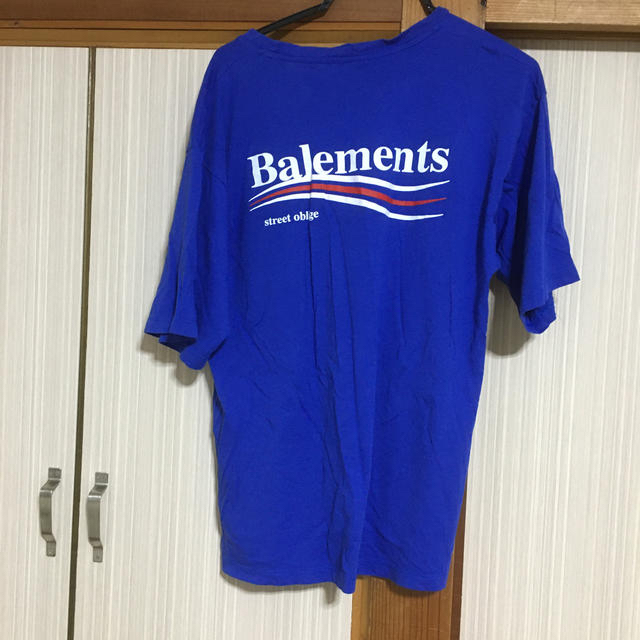 Balenciaga - BALEMENTS Tシャツ ブルー の通販 by 鳩ぽっぽ日本代表's shop｜バレンシアガならラクマ