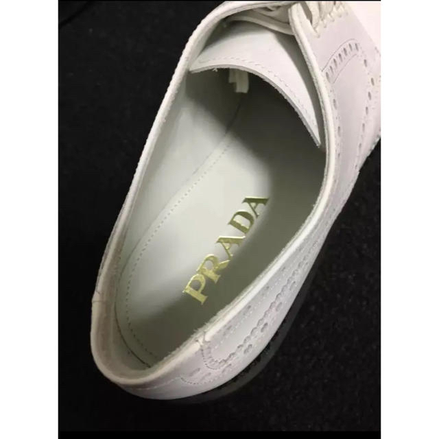 PRADA★”WEDGE” Clear sole ダービーシューズ