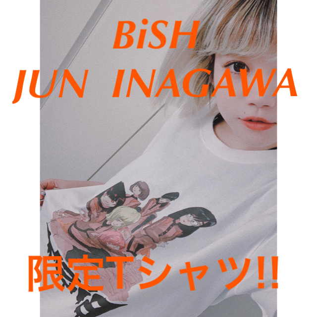 【限定Tシャツ!!】WACK×JUN INAGAWA  BiSH