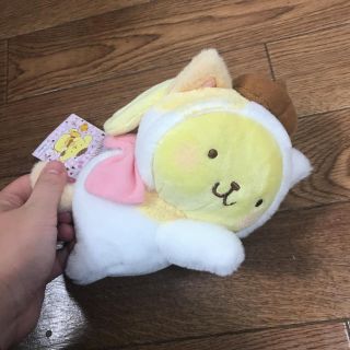 ポムポムプリン(ポムポムプリン)のポムポムプリン　小さいぬいぐるみ(ぬいぐるみ)