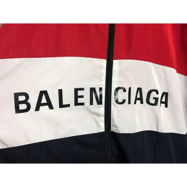 Balenciaga(バレンシアガ)の18AW BALENCIAGA ジップ ナイロン ロゴ ジャケット   メンズのジャケット/アウター(ナイロンジャケット)の商品写真