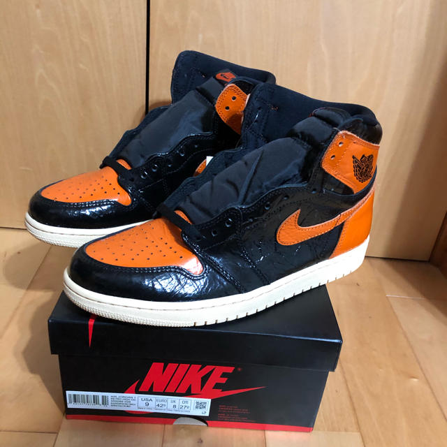 NIKE AirJordan1 SHATTERED BACKBOARD3.0スニーカー