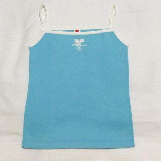 courreges クレージュ　スパンコール　ラメ　キャミソール