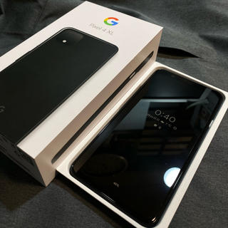 アンドロイド(ANDROID)のGoogle Pixel4 XL 128GB Just Black SIM解除済(スマートフォン本体)