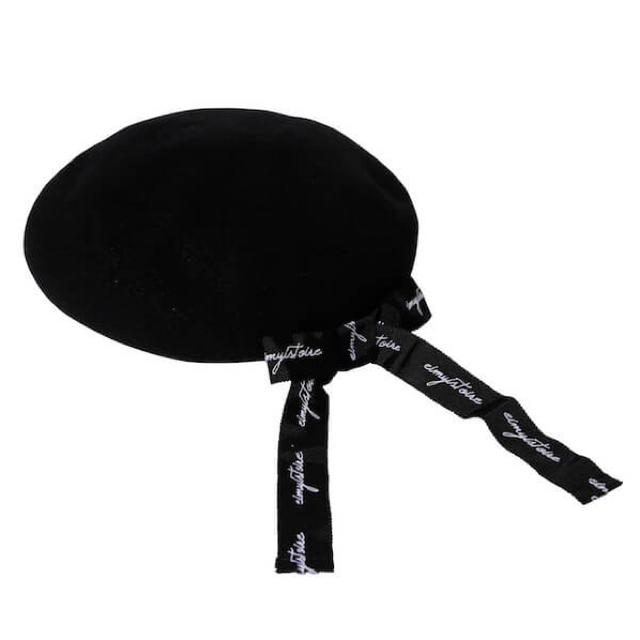 eimy istoire(エイミーイストワール)のeimy リボン付きベレー帽 レディースの帽子(ハンチング/ベレー帽)の商品写真