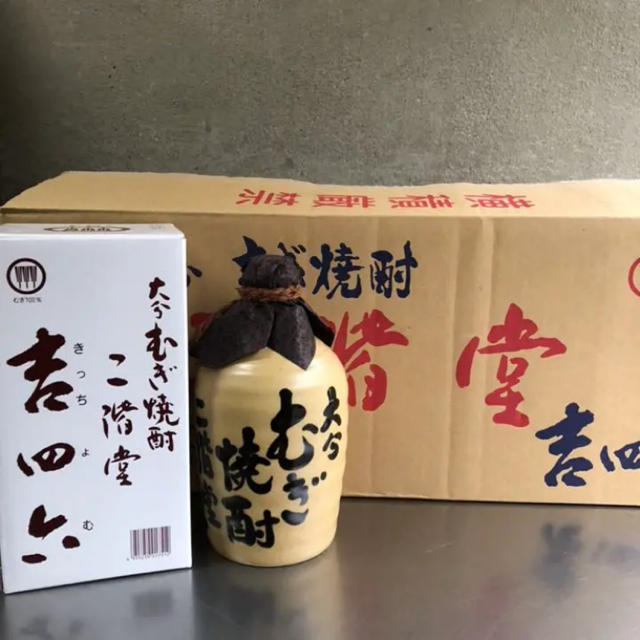 二階堂  むぎ焼酎  吉四六  壺720ml  10本食品/飲料/酒