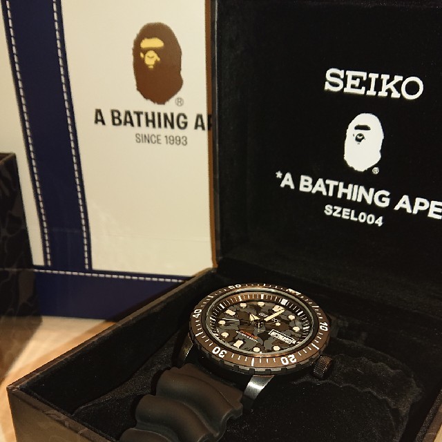 A BATHING APE - □新品未使用正規品□セイコー アベイシングエイプ ...