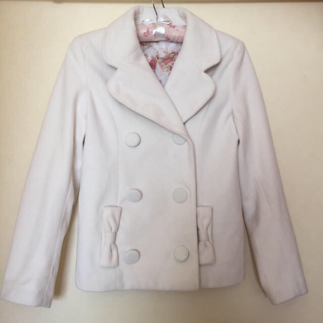 LIZ LISA(リズリサ)のリズリサ真っ白なコート♡ レディースのジャケット/アウター(ピーコート)の商品写真