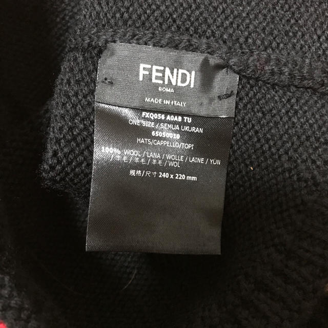 FENDI(フェンディ)のFENDI ニット帽 メンズの帽子(ニット帽/ビーニー)の商品写真